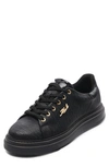 Karl Lagerfeld Paris Logo Pin Sneaker In Black