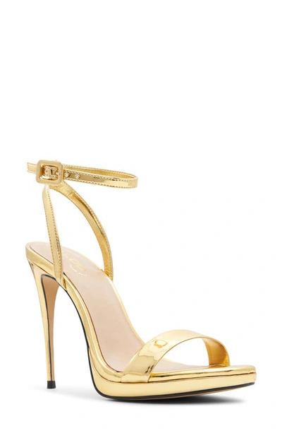 Aldo Women's Kat Two-piece Platform Dress Sandals In Gold