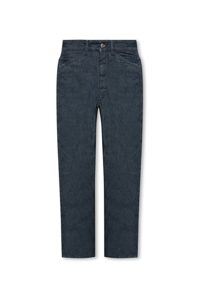 Lemaire Straight Leg Jeans In Blue