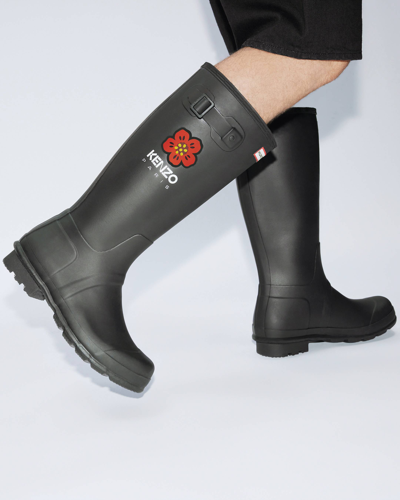 Kenzo Bottes Wellington Original X Hunter Homme Noir In Black