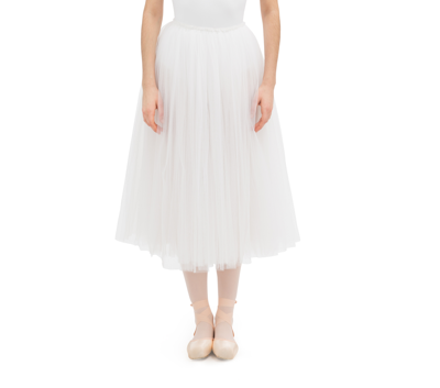 Repetto Rehearsal Tulle Skirt In White