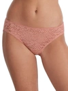 Camio Mio Allover Lace Bikini In Ash Rose