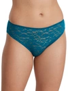 Camio Mio Allover Lace Bikini In Deep Lagoon