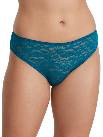 Camio Mio Allover Lace Bikini In Deep Lagoon