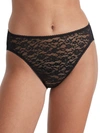 Camio Mio Allover Lace High-leg Brief In Black