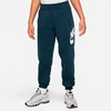 Nike Kids' Club Fleece Jogger Pants In Deep Jungle/white