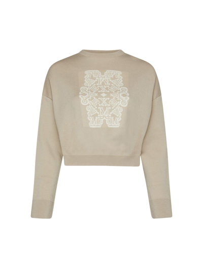 Max Mara Sir Sweatshirt In Beige