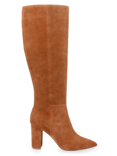 L Agence Women's Christiane Suede Boots In Buckskin