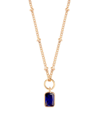 Brook & York Women's Mackenzie 14k-yellow-gold Vermeil & Birthstone Pendant Necklace In Sep