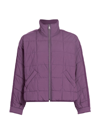 Fp Movement Women's Pippa Quilted Jacket In Black Berry