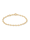ANNOUSHKA WOMEN'S SELECTIONS 18K YELLOW GOLD CHAIN NECKLACE WITH REMOVABLE BRACELET/24"