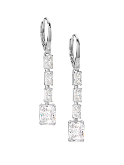 Adriana Orsini Women's Naomi Sterling Silver & Cubic Zirconia Linear Earrings