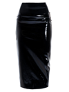 MARIA LUCIA HOHAN WOMEN'S IVY FAUX LEATHER MIDI-SKIRT