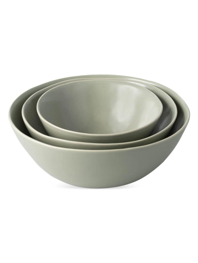 Fable The Nested Serving Bowls In Beachgrass Green