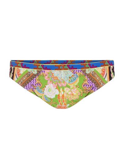 Hotel Franks By Camilla Men's Athletic Swim Briefs In Sundown In Sicily