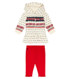POLO RALPH LAUREN BABY COTTON-BLEND HOODIE AND LEGGINGS SET