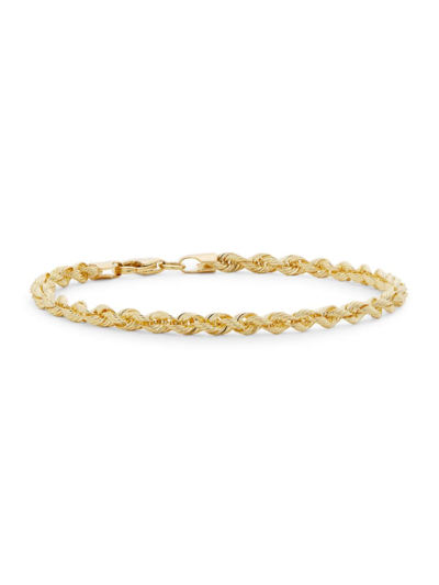 Saks Fifth Avenue Women's 14k Yellow Gold Rope Chain Bracelet