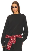 Wao The Crew Sweatshirt In Black