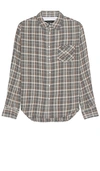 Rag & Bone Fit 2 Yokohama Plaid Shirt In Stone Plaid