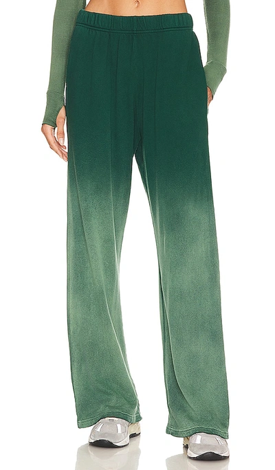 Michael Lauren Theoden Wide Leg Trouser In Vintage Emerald