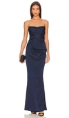 NOOKIE EMELIE STRAPLESS GOWN