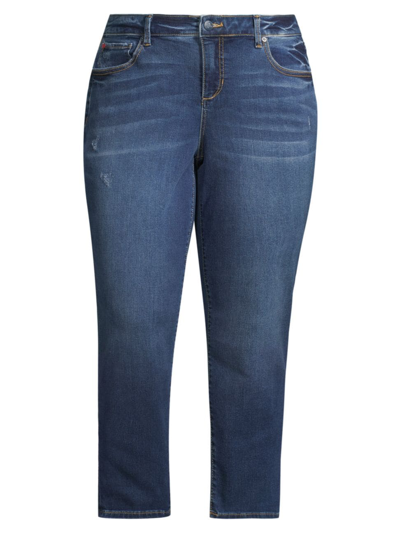Slink Jeans, Plus Size Women's Kennedi Mid-rise Boyfriend Jeans