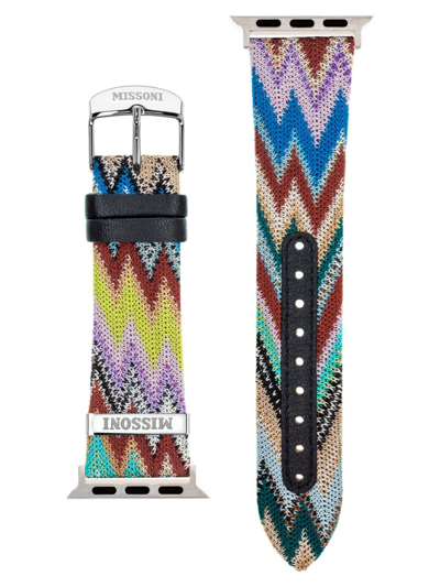 Missoni Women's Apple Watch Zigzag Watch Strap/22mm In Neutral