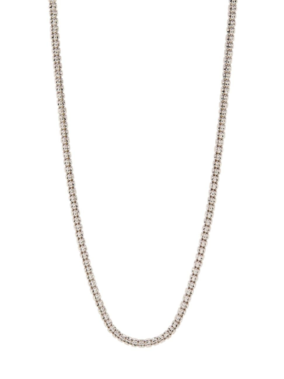 Saks Fifth Avenue Women's 14k White Gold Textured Chain Necklace