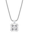 ADRIANA ORSINI WOMEN'S NAOMI RHODIUM-PLATED & CUBIC ZIRCONIA PENDANT NECKLACE