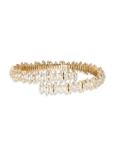 Nickho Rey Women's Fanny 14k-yellow And White Gold Vermeil & Crystal Bangle
