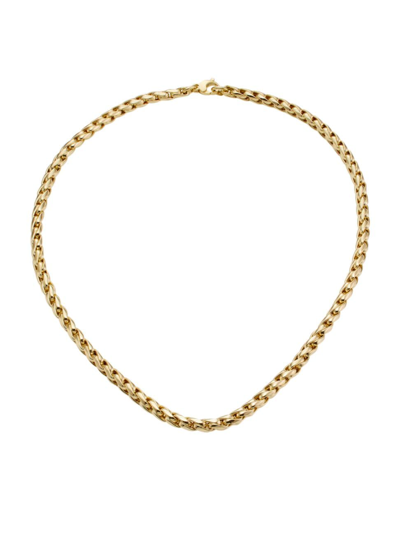 Saks Fifth Avenue Women's 14k Yellow Gold Round Wheat Chain Necklace