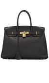 Fwrd Renew Hermes Birkin 30 Taurillon Handbag In Black