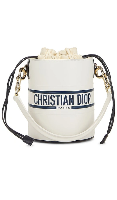 Fwrd Renew Dior Micro Leather Bucket Bag