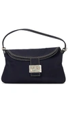 Fwrd Renew Fendi Mama Shoulder Bag In Navy