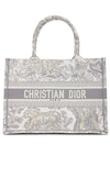 Fwrd Renew Dior Book Tote Bag In Grey