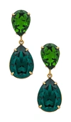 Jennifer Behr Judy Drop Earrings In Green