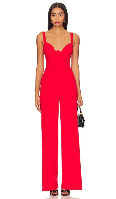 Nookie Romance Jumpsuit In Red
