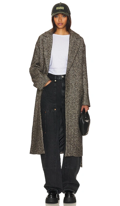 Astr Rhodes Coat In Brown