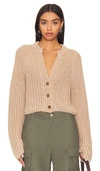 Free People Sweet Nothing Cotton Cardigan In Tan