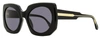 Marni Women's Square Sunglasses Jellyfish Lake Rym Black 56mm In Multi