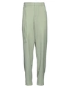 Roseanna Woman Pants Light Green Size 10 Polyester, Virgin Wool In Green