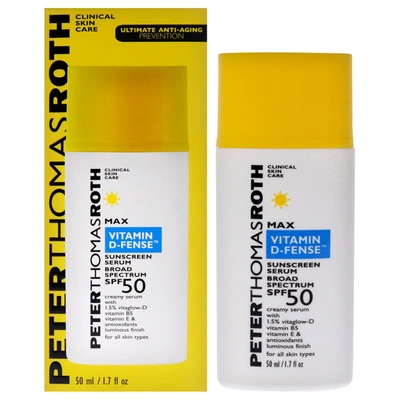 Peter Thomas Roth Max Vitamin D-fense Sunscreen Serum Spf 50 For Unisex 1.7 oz Serum