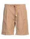 Entre Amis Man Shorts & Bermuda Shorts Light Brown Size 31 Cotton In Beige