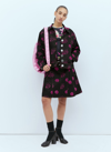 Chopova Lowena Black Mouse Denim Jacket In Black