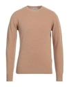 Altea Man Sweater Sand Size S Virgin Wool In Beige