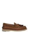 Tod's Man Loafers Brown Size 7.5 Soft Leather In Brown