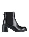 See By Chloé Woman Ankle Boots Black Size 8 Calfskin In Black