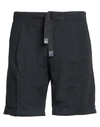 Entre Amis Man Shorts & Bermuda Shorts Midnight Blue Size 29 Cotton