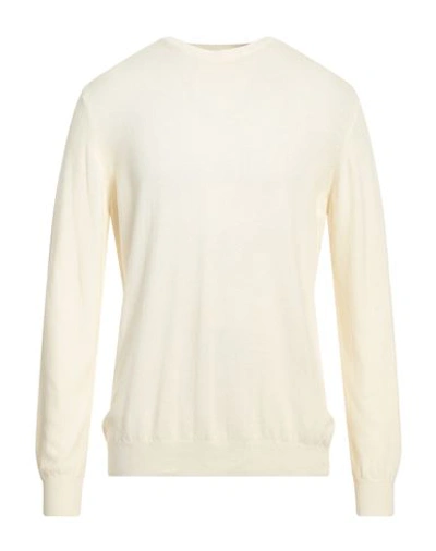 Daniele Alessandrini Homme Man Sweater Cream Size 36 Viscose, Polyamide, Wool, Cashmere In White