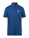 Armani Exchange Man Polo Shirt Blue Size Xxl Cotton